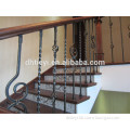 high quality wrought iron indoor stair raling/stairway handrail